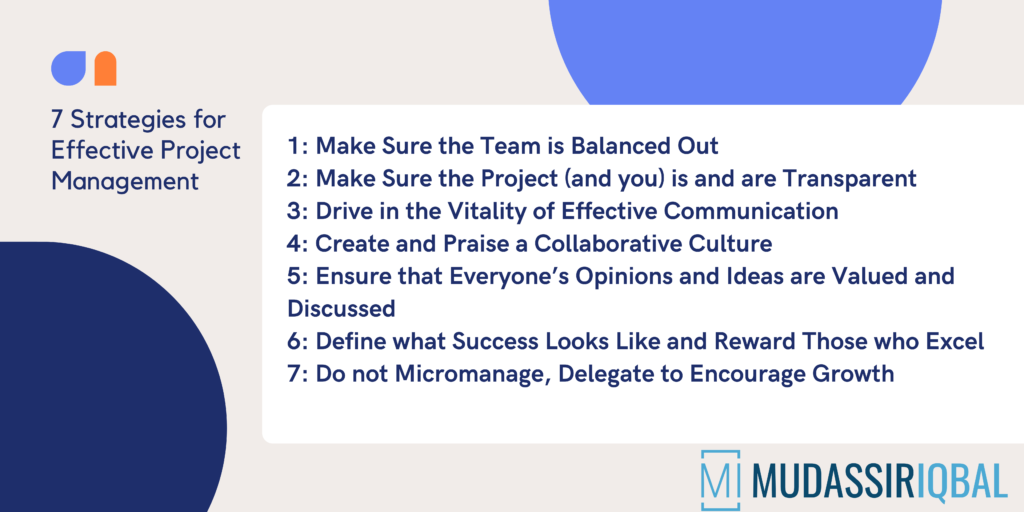 7 Strategies for Effective Project Management