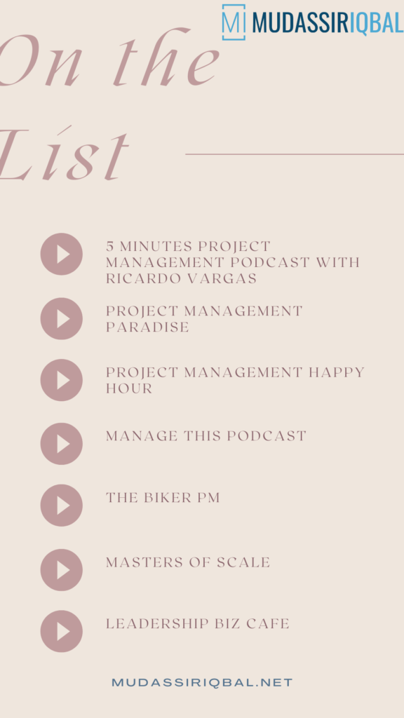 The List of Project Management Podcasts