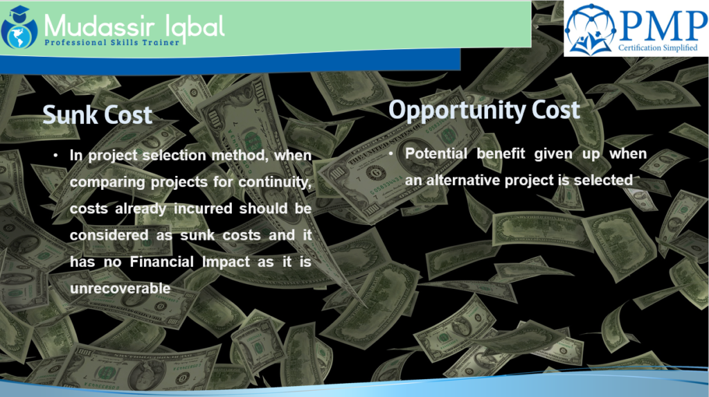 Sunk Cost and Opportunity Cost